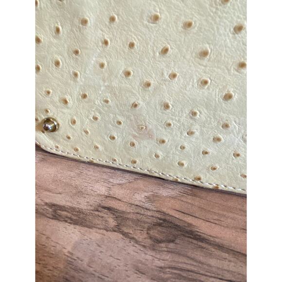 Vintage Dooney & Bourke Ostrich Domed Purse Satchel Bag - Picture 9 of 16